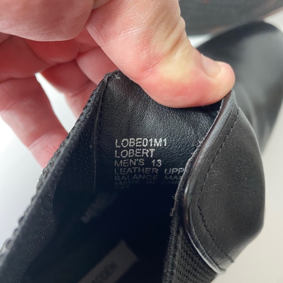 Steve Madden LOBERT Mens Black Leather Ankle Boots Size 13 - Picture 7 of 7